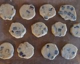 Une image de l'étape 5 de Cookies Chocolat-Noix-Noisette.
