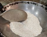 A picture of step 1 of Sesame Peanut Chikki.