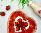 Foto langkah ke 9 dari resep Pudding strawberry lychee.