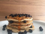 Tortitas de avena y plátano