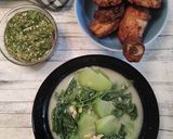 Foto langkah ke 5 dari resep Bobor Pucuk Labu dan Labu Siam.