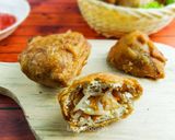 Foto langkah ke 5 dari resep Gehu (tahu isi sayuran) pedas.