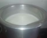 A picture of step 1 of Rice kheer.