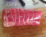 Foto del passaggio 3 della ricetta Tagliata di filetto di manzo al rosmarino con mini peperoni al forno