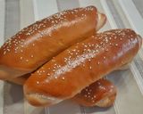 Hot-dog kifli recept fázis 3 fotója