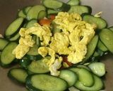 小黃瓜炒蛋的食譜步驟8照片