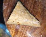 A picture of step 1 of Leftover roti cone.