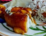 Foto del paso 3 de la receta: MIEL de Mangos🥭y Plátano🍌rellena, a la Sal Negra de Hawai..!😛