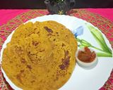 A picture of step 6 of Egg Lachcha Masala Paratha With Whole Wheat Flour.