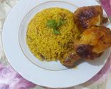 صورة لخطوة 3 من وصفة رز مع أطراف الدجاج في الفرن بنيييين 😉😘