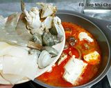 Hình bước làm 3 của món Súp Đậu Hũ Non Hải Sản 해물순두부찌개