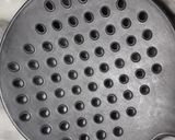 A picture of step 5 of Boondi ky ladu.
