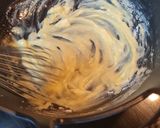 A picture of step 2 of Alfredo with Ham.