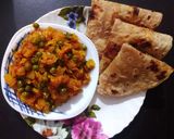 વટાણા કોબી નું શાક (Vatana Kobi Shak Recipe In Gujarati) રેસીપી સ્ટેપ1ફોટો