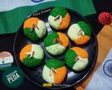 A picture of step 6 of Tricolour Peda.