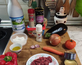 Foto del paso 1 de la receta: Berenjena de atún y carne