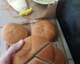 Gambar langkah 3 resipi Korean Garlic Cheese Bun.