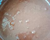 A picture of step 4 of Marble cake with chocolate icing.