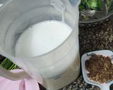 Hình bước làm 3 của món Sữa hạt kê + yến mạch + đậu nành🥃🥃🥃