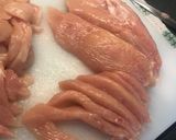 Zöldborsós csirketokány recept fázis 1 fotója