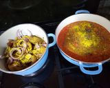 A picture of step 3 of Egusi soup.