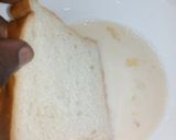 A picture of step 4 of French toast#15orlessminutescookingrecipecontest.