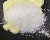 A picture of step 4 of Orange burfi.