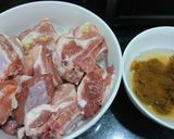 Hình bước làm 1 của món Sườn non sốt me