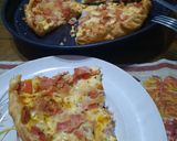 Foto del paso 7 de la receta: Visita inesperada, salva tarta de jamón y queso frizada