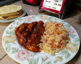 Foto del paso 9 de la receta: Fajitas de pollo picantes en salsa chile morita y chile de árbol