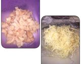 Tejfölös csirkemell pörkölt, füstölt sajttal recept fázis 2 fotója