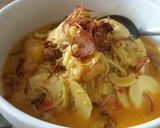 Foto langkah ke 5 dari resep Gulai Rebung Muda + Kerupuk Kulit.