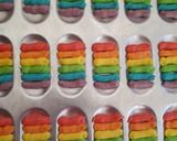 Foto langkah ke 4 dari resep Lidah kucing pelangi/rainbow.