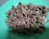 Foto langkah ke 1 dari resep Daging Tumis Kacang Panjang.