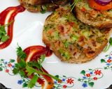 कलरफुल ब्रेड बर्गर (colourful bread burger recipe in Hindi) रेसिपी चरण 7 फोटो