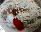 A picture of step 1 of Beetroot Thepla.
