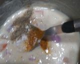A picture of step 2 of Besan ka chilla.
