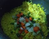 A picture of step 6 of Bisi bele bath.