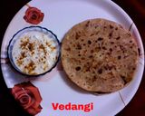 A picture of step 5 of Aloo Paratha.