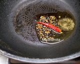 A picture of step 2 of Fried Bhindi Masala.