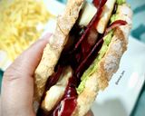 Foto del paso 6 de la receta: Sándwich trufado de pavo con cecina y aguacate
