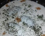 A picture of step 4 of Kibbeh in Yogurt Sauce.