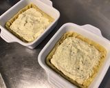 Une image de l'étape 11 de Flans ricotta et noix crème de moutarde (pâte sablée maison aux kiwis).