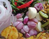 Gambar langkah 2 resipi Sambal Lado Ikan Tongkol+Petai❤.