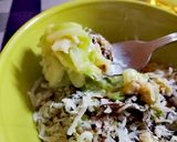 Foto del paso 9 de la receta: Espaguetis de calabacín con setas y salsa de queso🥒🍄🧀