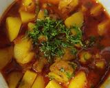 A picture of step 7 of Batata Nu Shaak (Gujarati Style Potato Sabzi).