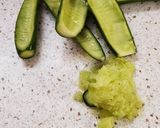A picture of step 2 of My Cucumber Caprese Salad.