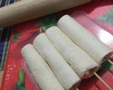 Foto langkah ke 4 dari resep Mozzarella Corndog.