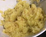 Foto del paso 3 de la receta Cena rápida - Salmón al horno sobre puré de boniato con bimi