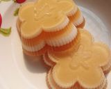 Hình bước làm 5 của món Thạch trà đào sữa chua